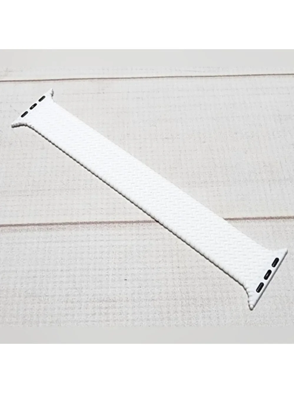 Braided White Solo Loop Strap For Apple Watch 42/44MM - New In Package